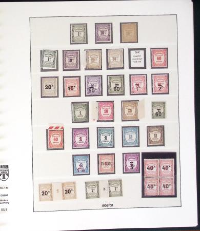 1849-1959, Collection surtout de timbres neufs en 2