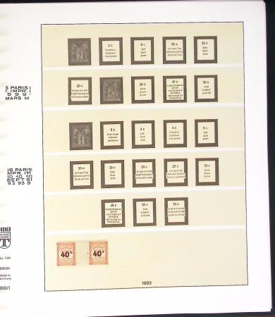 1849-1959, Collection surtout de timbres neufs en 2