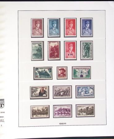 1849-1959, Collection surtout de timbres neufs en 2