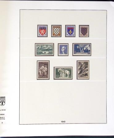 1849-1959, Collection surtout de timbres neufs en 2