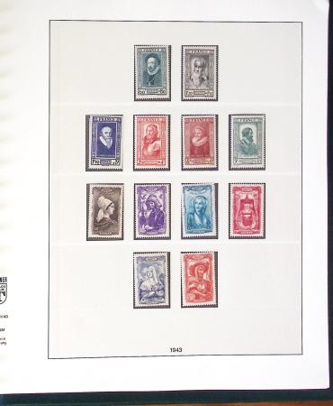 1849-1959, Collection surtout de timbres neufs en 2