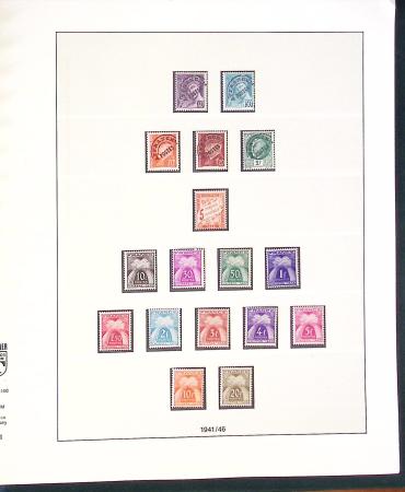 1849-1959, Collection surtout de timbres neufs en 2