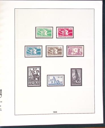 1849-1959, Collection surtout de timbres neufs en 2