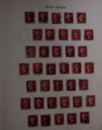 1840--1910, Chiefly used collection in "Ideal" album