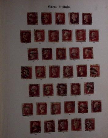 1840--1910, Chiefly used collection in "Ideal" album