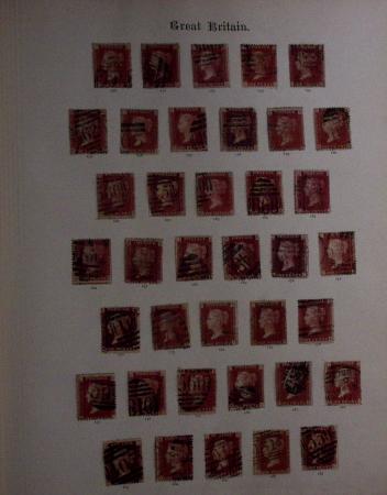 1840--1910, Chiefly used collection in "Ideal" album