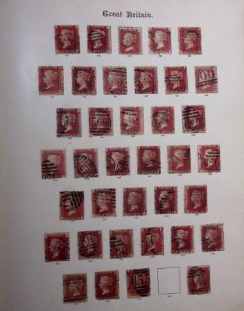 1840--1910, Chiefly used collection in "Ideal" album