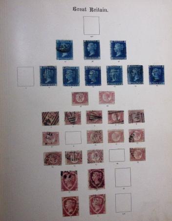 1840--1910, Chiefly used collection in "Ideal" album