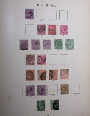 1840--1910, Chiefly used collection in "Ideal" album