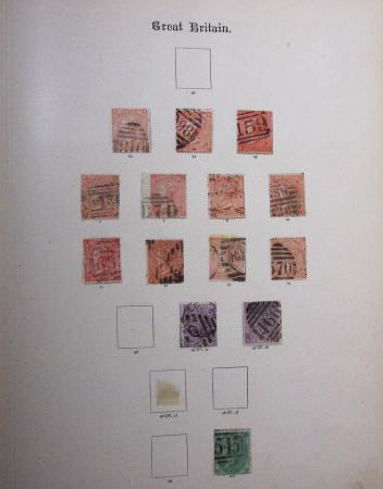 1840--1910, Chiefly used collection in "Ideal" album