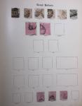 1840--1910, Chiefly used collection in "Ideal" album