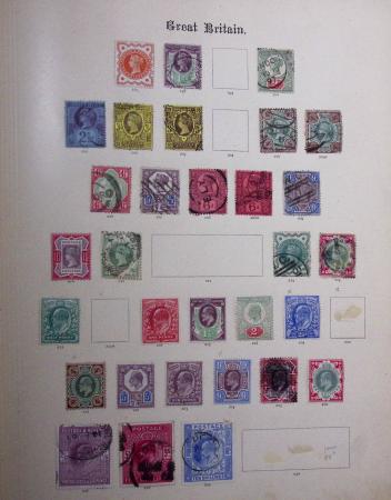 1840--1910, Chiefly used collection in "Ideal" album