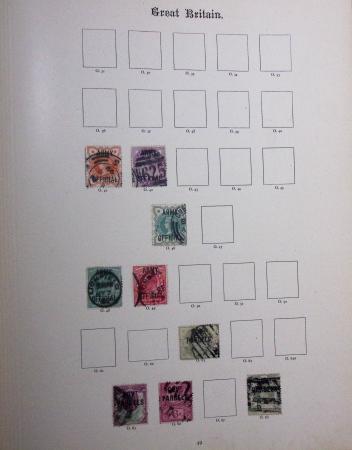 1840--1910, Chiefly used collection in "Ideal" album