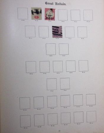 1840--1910, Chiefly used collection in "Ideal" album