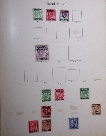 1840--1910, Chiefly used collection in "Ideal" album