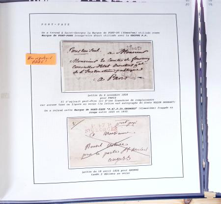 1800-1848, Belle collection de marques postales du