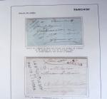 1800-1848, Belle collection de marques postales du