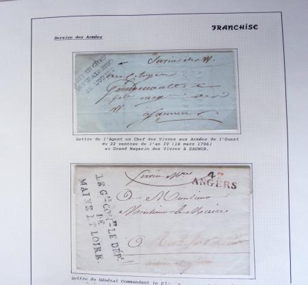 1800-1848, Belle collection de marques postales du