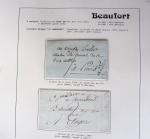1800-1848, Belle collection de marques postales du