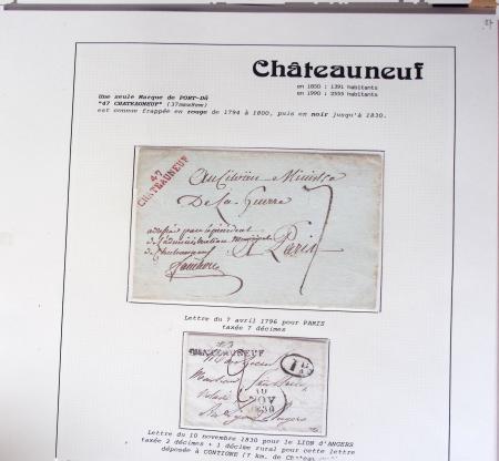 1800-1848, Belle collection de marques postales du