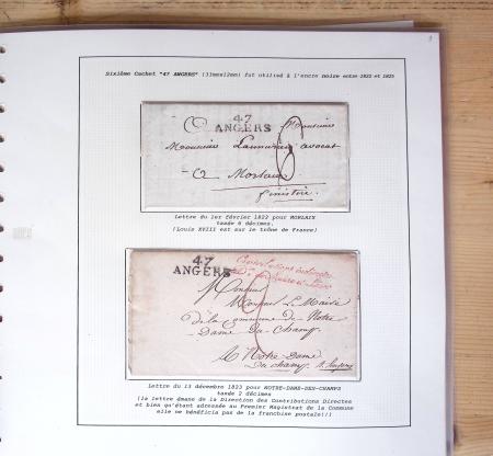 1800-1848, Belle collection de marques postales du