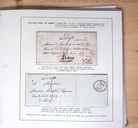 1800-1848, Belle collection de marques postales du