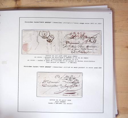 1800-1848, Belle collection de marques postales du
