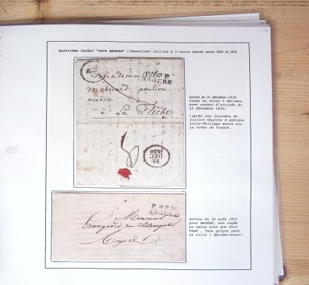 1800-1848, Belle collection de marques postales du