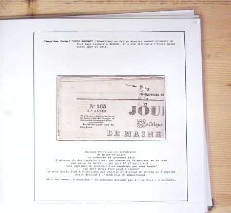 1800-1848, Belle collection de marques postales du