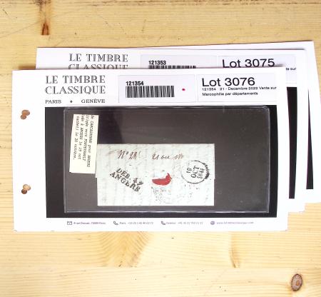 1800-1848, Belle collection de marques postales du