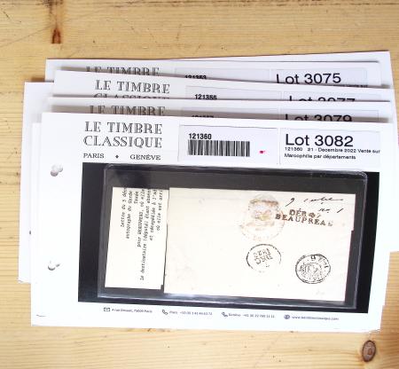 1800-1848, Belle collection de marques postales du