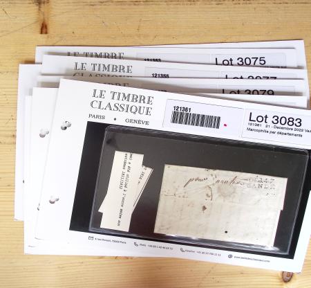 1800-1848, Belle collection de marques postales du