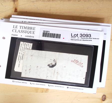 1800-1848, Belle collection de marques postales du