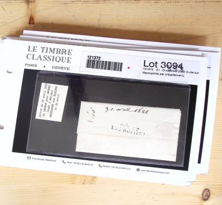 1800-1848, Belle collection de marques postales du