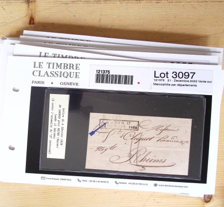 1800-1848, Belle collection de marques postales du
