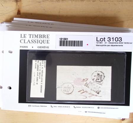 1800-1848, Belle collection de marques postales du