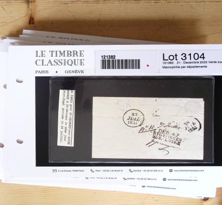1800-1848, Belle collection de marques postales du