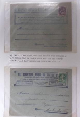 1921-1962, Sympathique collection de PREOBLITERES sur
