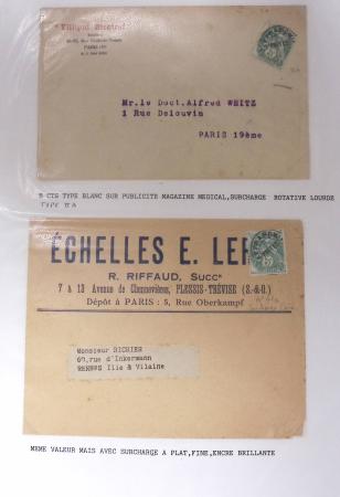 1921-1962, Sympathique collection de PREOBLITERES sur