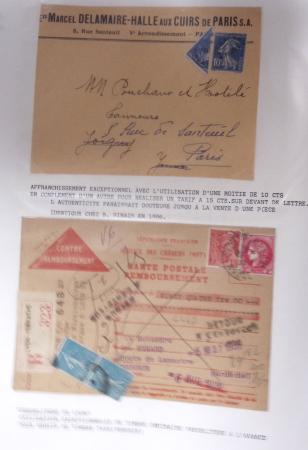 1921-1962, Sympathique collection de PREOBLITERES sur