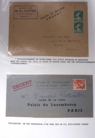 1921-1962, Sympathique collection de PREOBLITERES sur