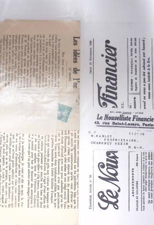 1921-1962, Sympathique collection de PREOBLITERES sur