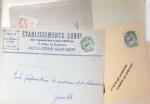 1921-1962, Sympathique collection de PREOBLITERES sur