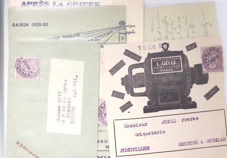 1921-1962, Sympathique collection de PREOBLITERES sur