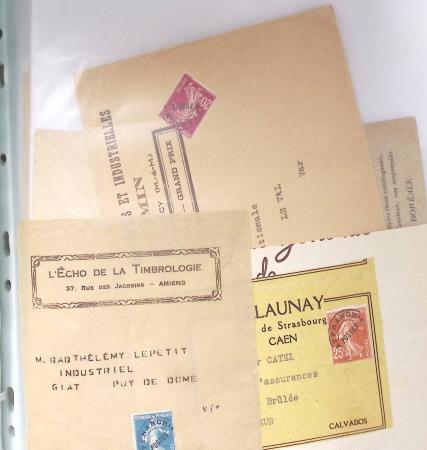 1921-1962, Sympathique collection de PREOBLITERES sur