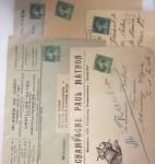 1921-1962, Sympathique collection de PREOBLITERES sur