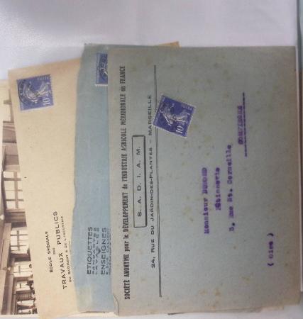 1921-1962, Sympathique collection de PREOBLITERES sur