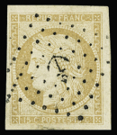 1855-1870, Sélection de 14 timbres avec oblitération