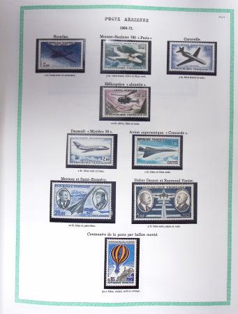 1849-1979, Collection de France avancée du n°1 jusqu'en