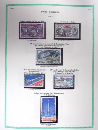 1849-1979, Collection de France avancée du n°1 jusqu'en